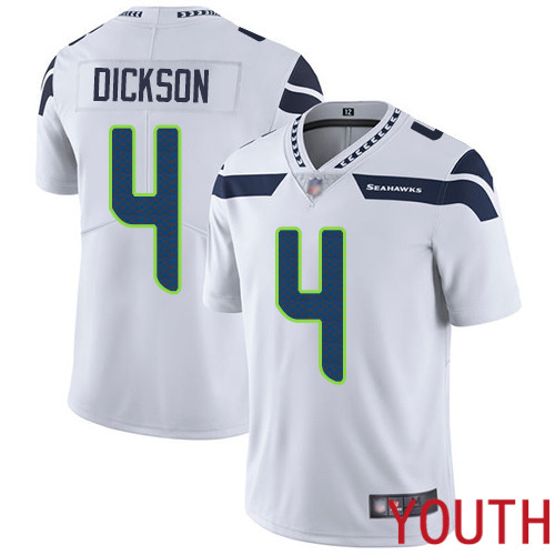 Seattle Seahawks Limited White Youth Michael Dickson Road Jersey NFL Football 4 Vapor Untouchable